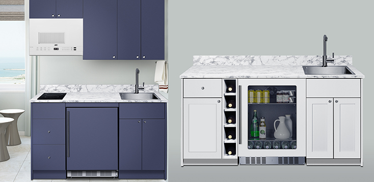 Turnkey Solutions With Cabinetry, Countertop, Sink + Faucet, & Appliances Included